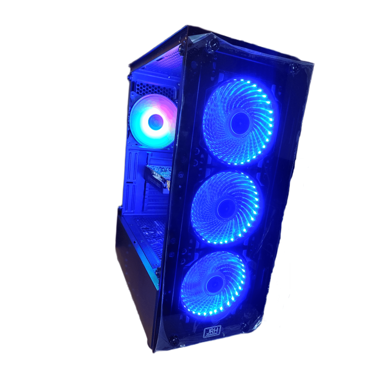 Red Blue Rgb Computer Calculator Unitate PC Gaming eSport 02 Blue RGB I5 8400 16gb ram, RX ...